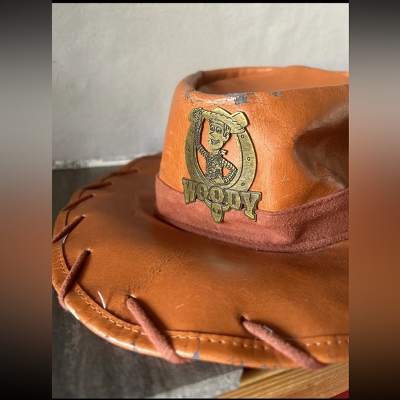 Disney Parks Authentic Toy Story Woody Cowboy Sheriff Hat Costume Youth Brown - Picture 2 of 6